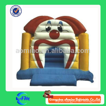 funny clown cartoon inflatable bouncer